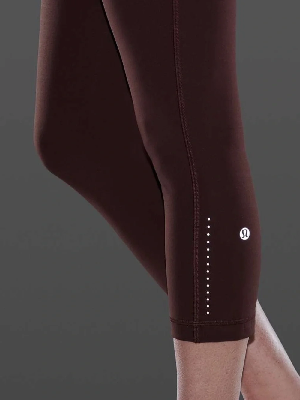 Lululemon Swift Speed High-Rise Cropped Leggings in Brown Earth, 21” SZ 10